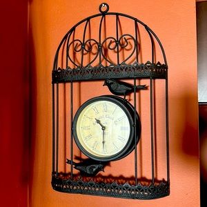 Birdcage wall clock
